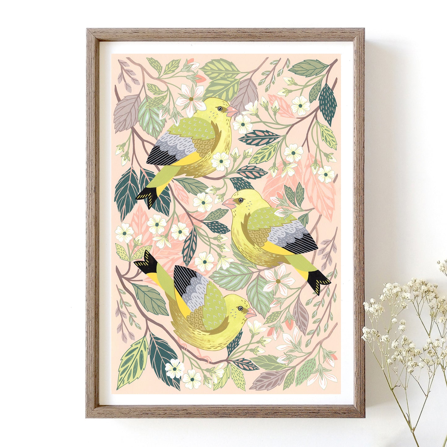 PREORDER Greenfinch Art Print