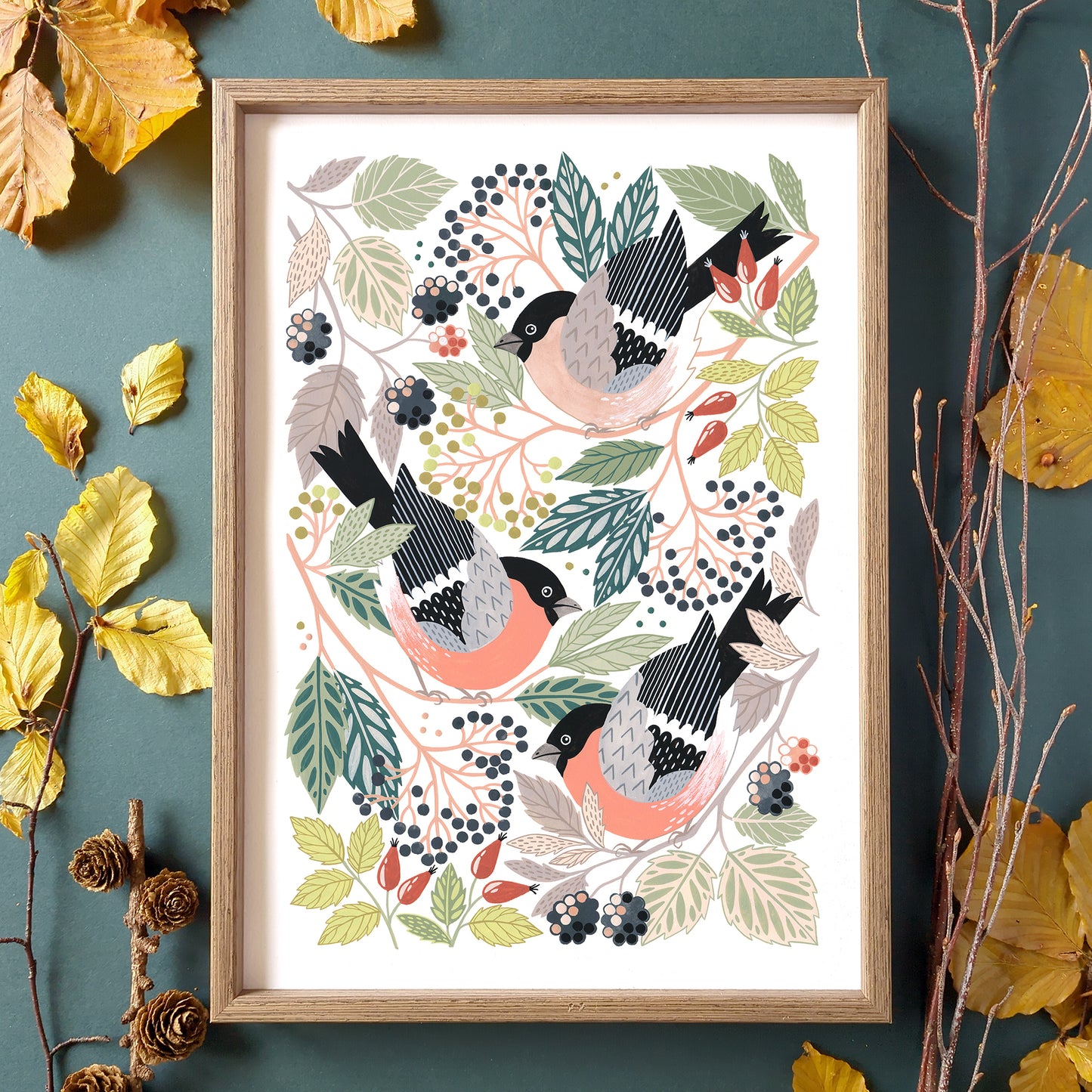 PREORDER Bullfinch Art Print