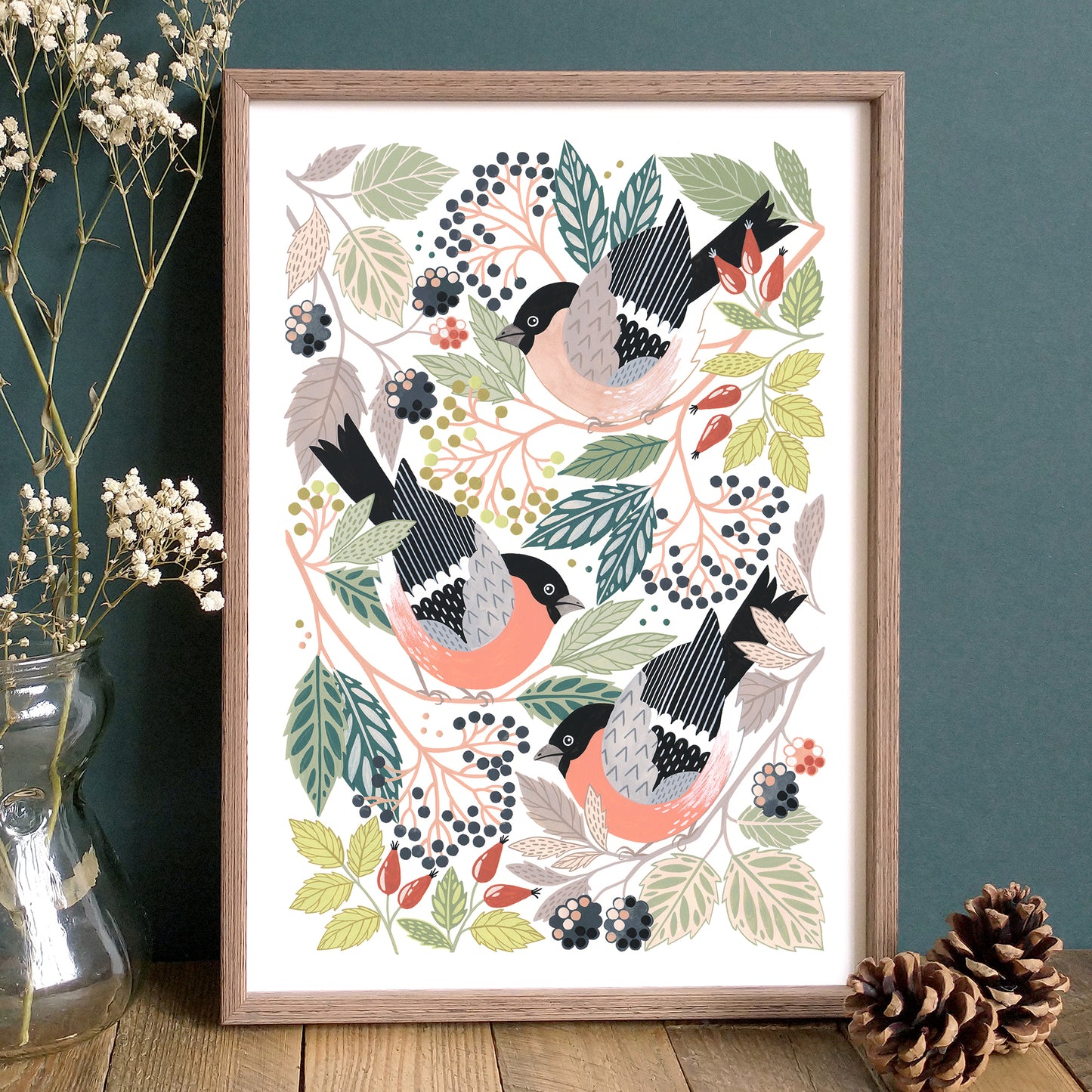 PREORDER Bullfinch Art Print