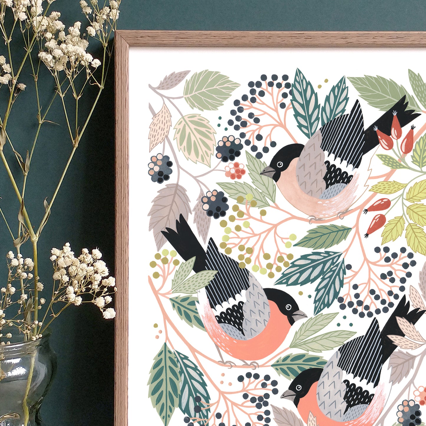 PREORDER Bullfinch Art Print