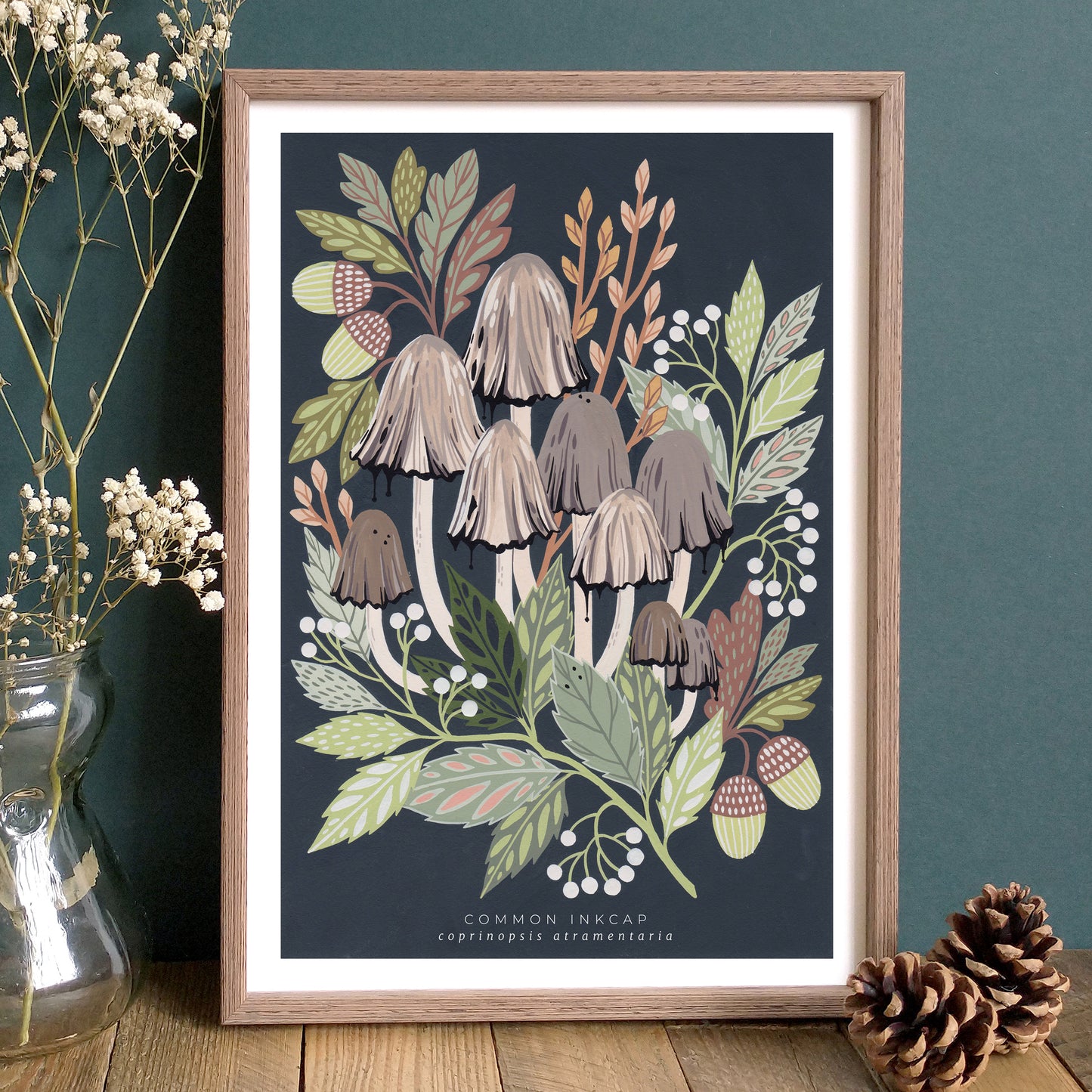 Common Inkcap Art Print