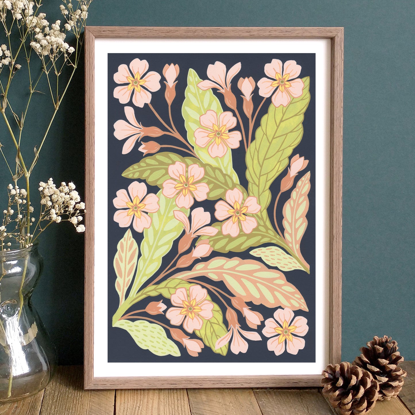 Pink Primrose Art Print