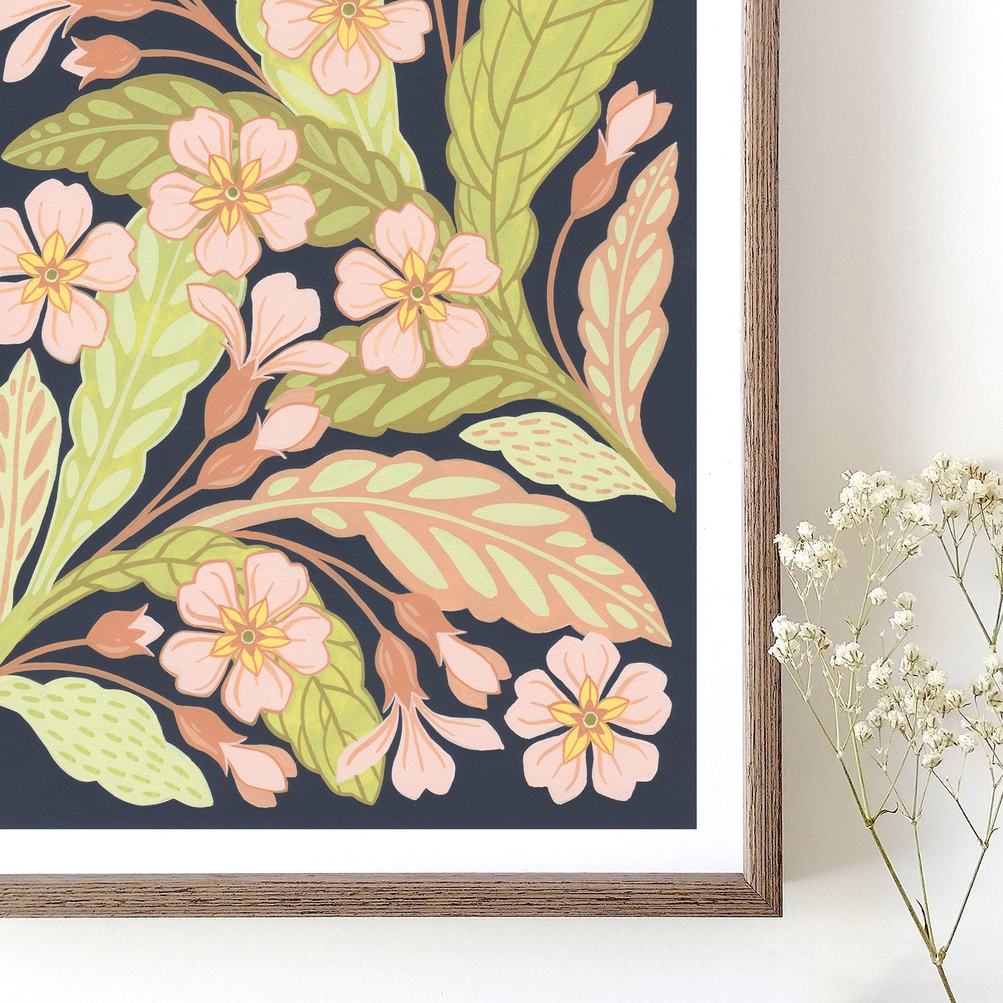 Pink Primrose Art Print