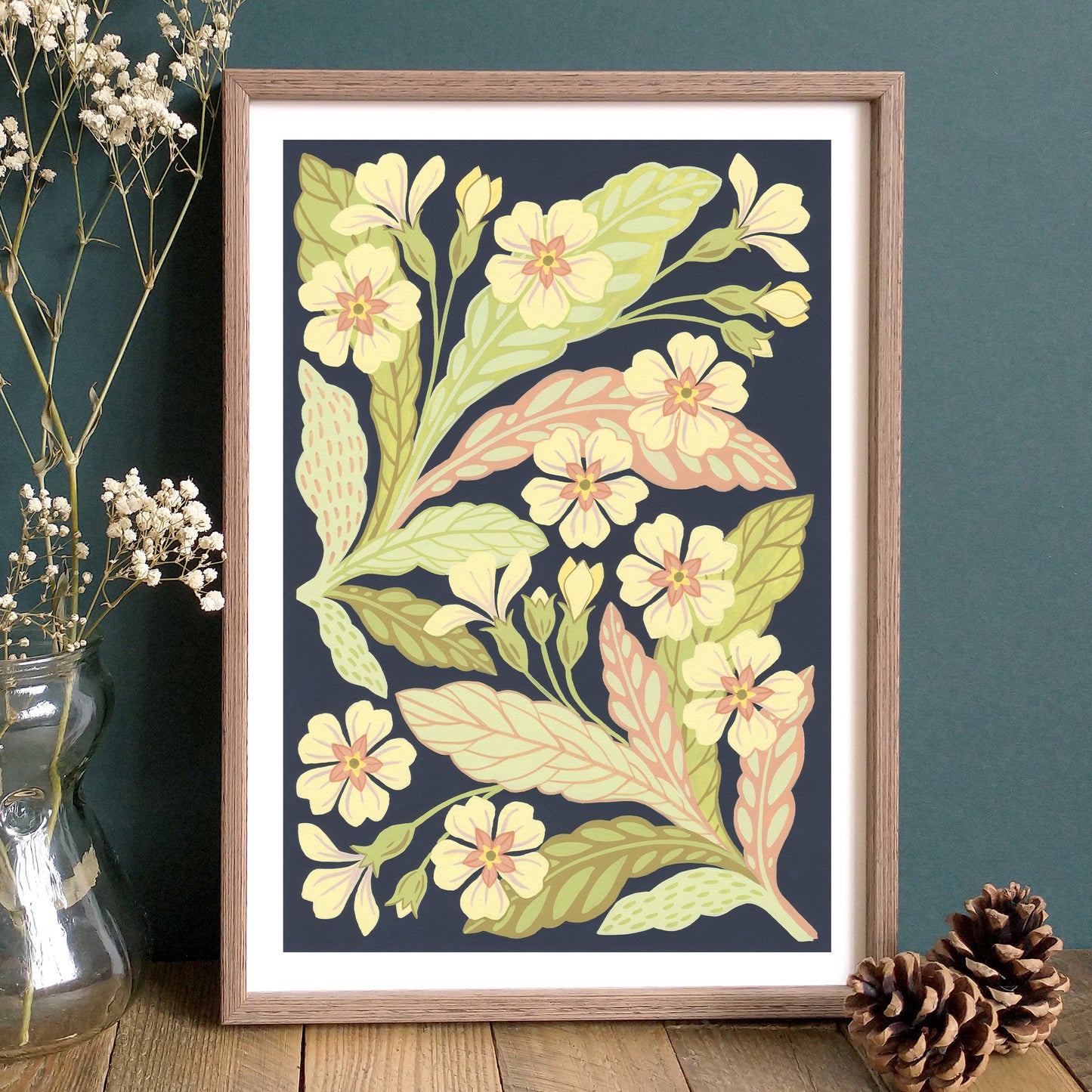 Yellow Primrose Art Print