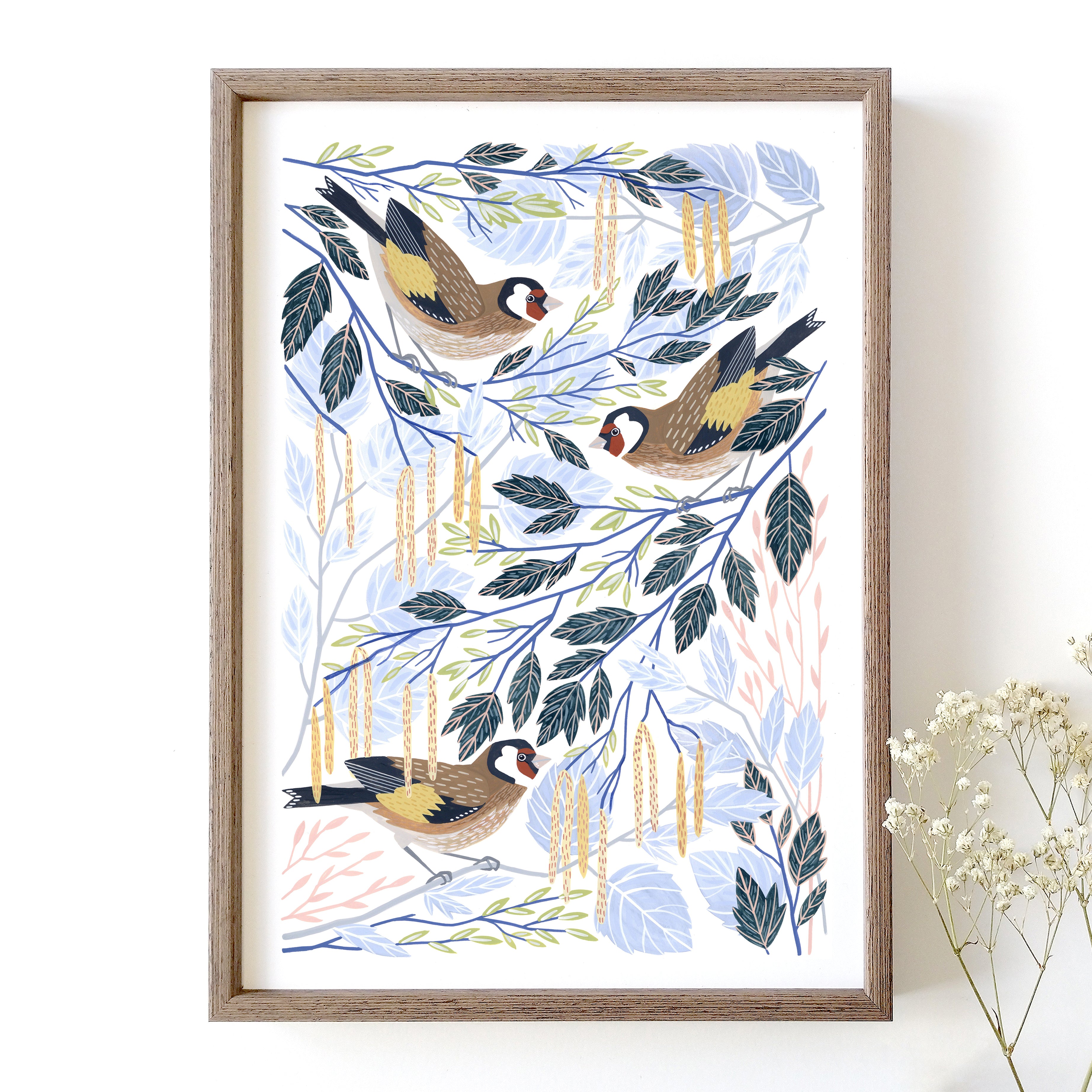 Goldfinch Art Print Claire Tuxworth Art goldfinch-art-print-claire-tuxworth-art
