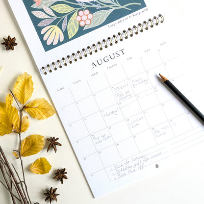 2026 Wall Calendar | Birds & Botanicals