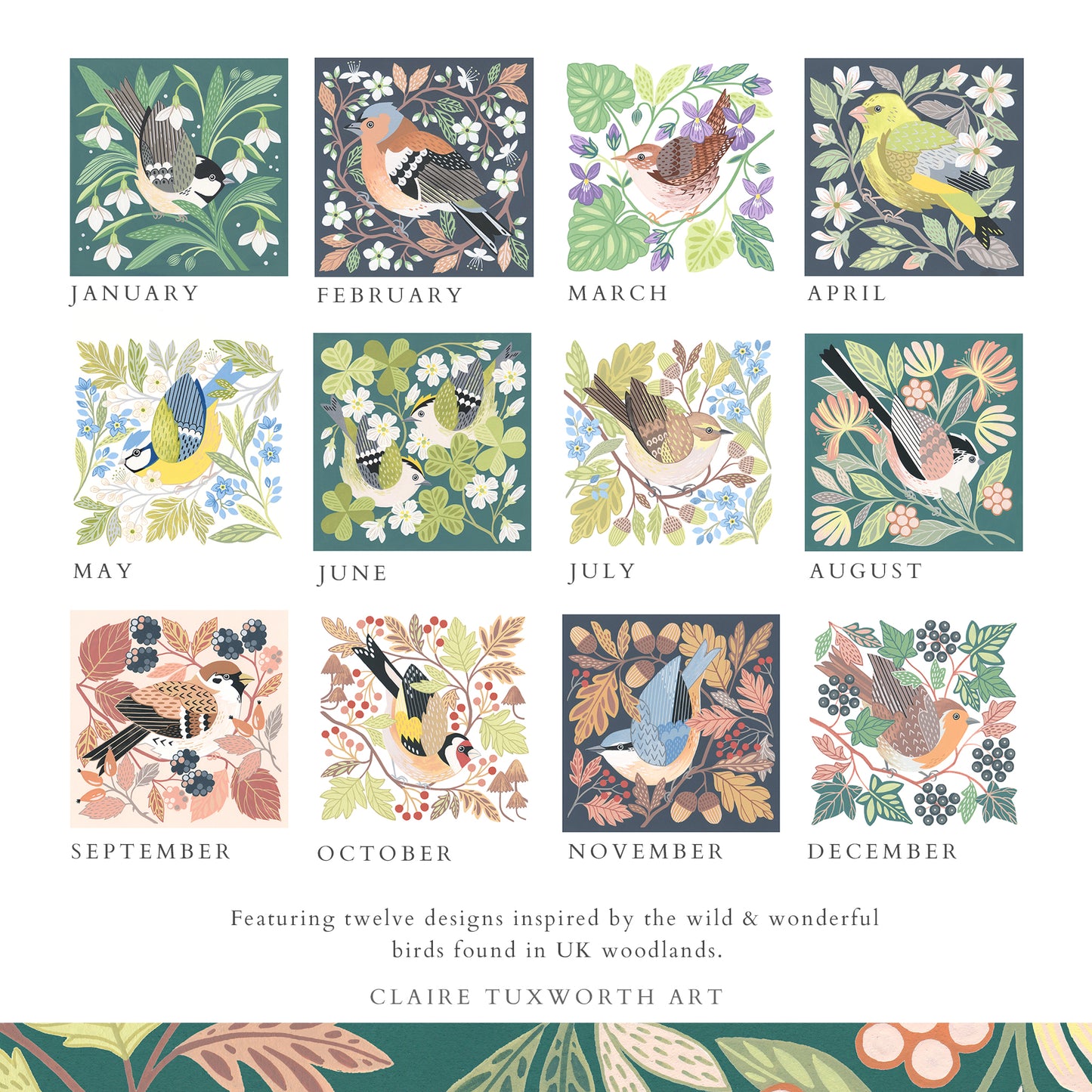 2026 Wall Calendar | Birds & Botanicals
