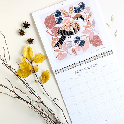 2026 Wall Calendar | Birds & Botanicals