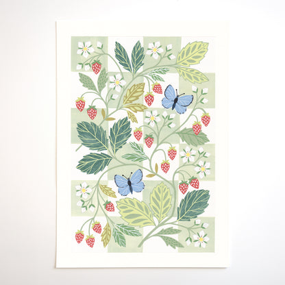 Original Painting: Wild Strawberries