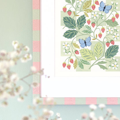 Original Painting: Wild Strawberries