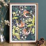 Artwork of Chaffinches in Spring