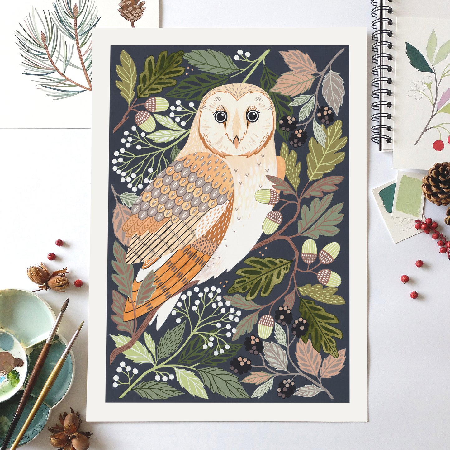 Barn Owl Original Painting