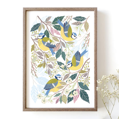 Blue Tit Art Print