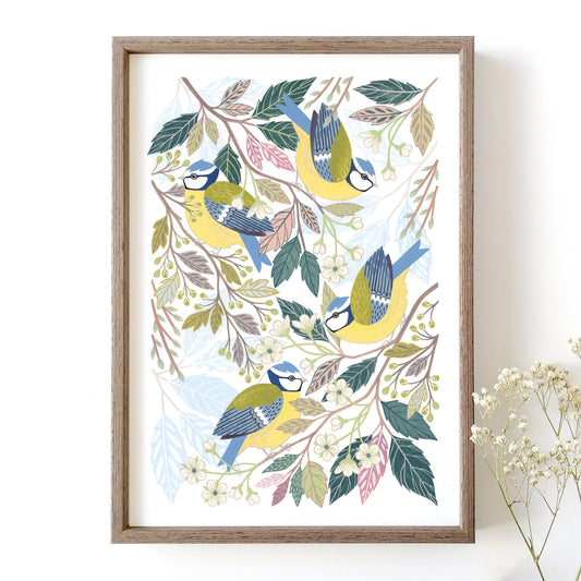 Blue Tit Art Print