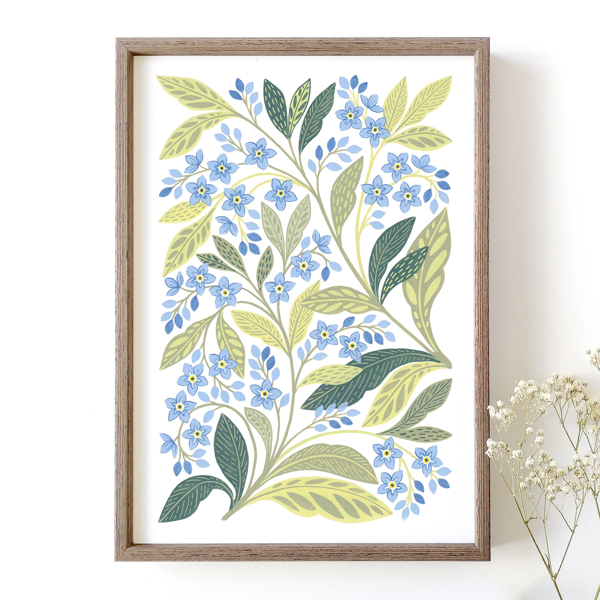 Art Print of Forget Me Not