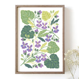 Sweet Violet Flower Art Print