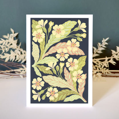 Primrose Greetings Card