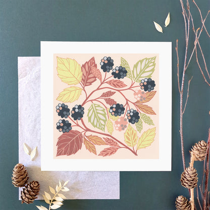Forest Finds Original Painting: Autumn Bramble