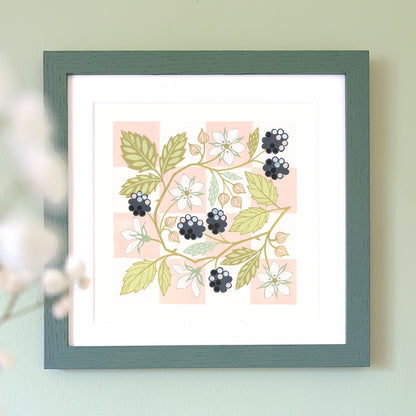 Forest Finds Original Painting: Summer Bramble