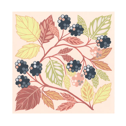 Forest Finds Original Painting: Autumn Bramble