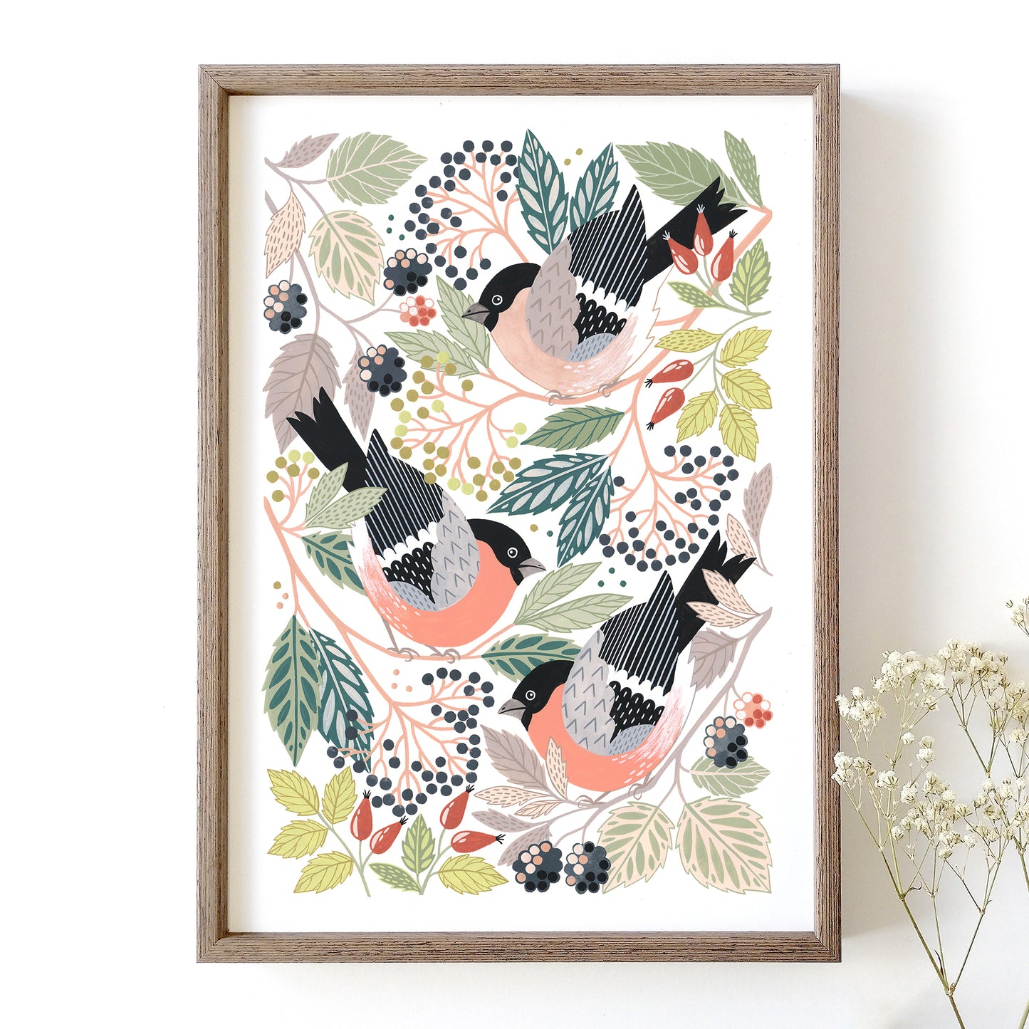 PREORDER Bullfinch Art Print