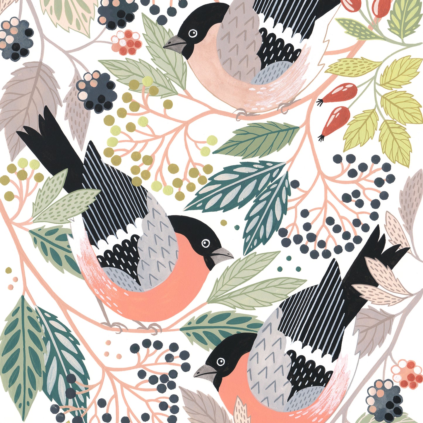 PREORDER Bullfinch Art Print