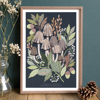 Common Inkcap Art Print