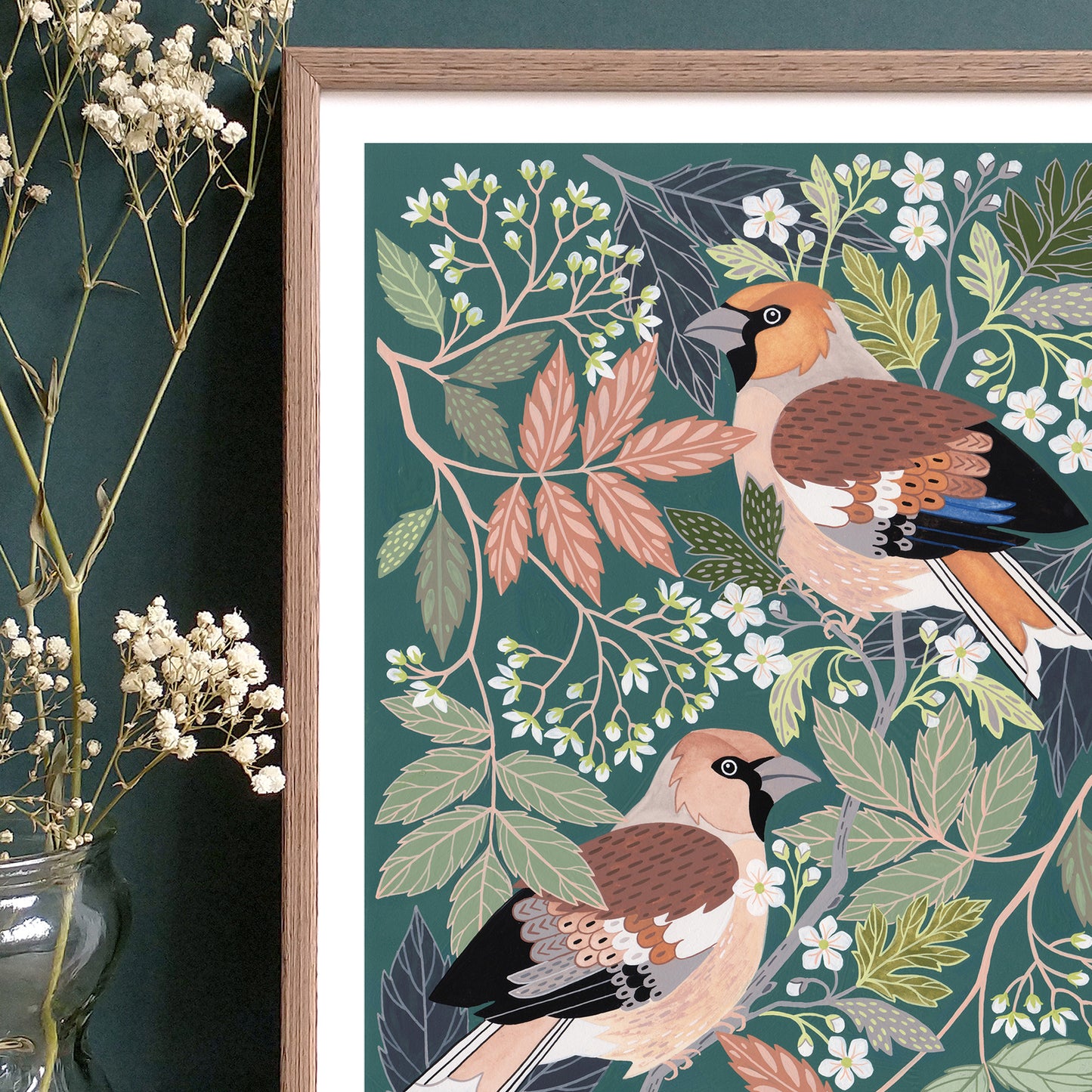NEW Hawfinch Art Print