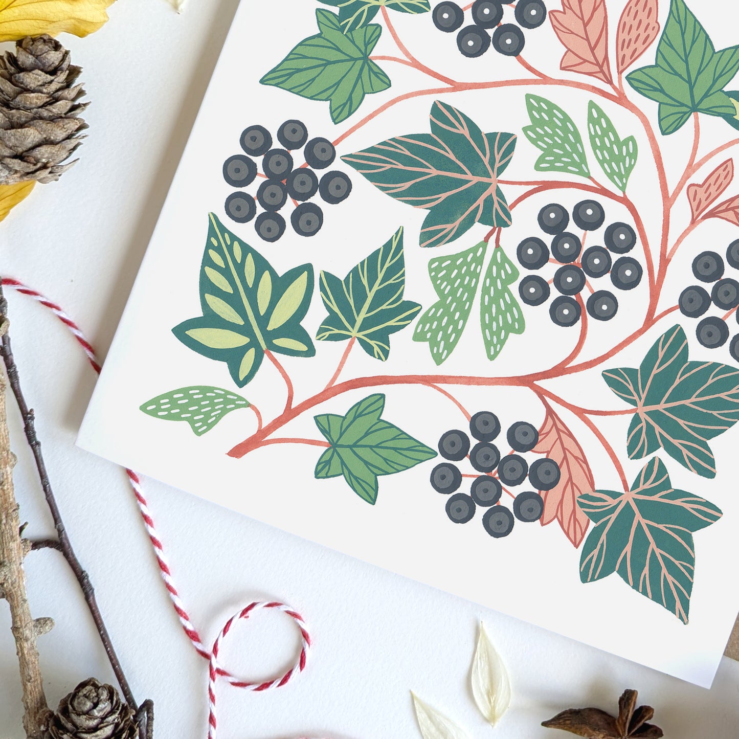 Pack of Six Luxury Welsh Christmas Cards