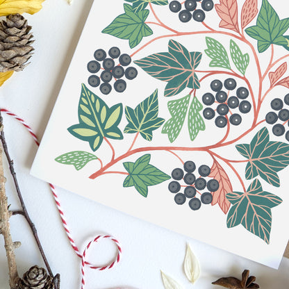 Pack of Six Luxury Welsh Christmas Cards