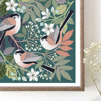 Long Tailed Tit Art Print