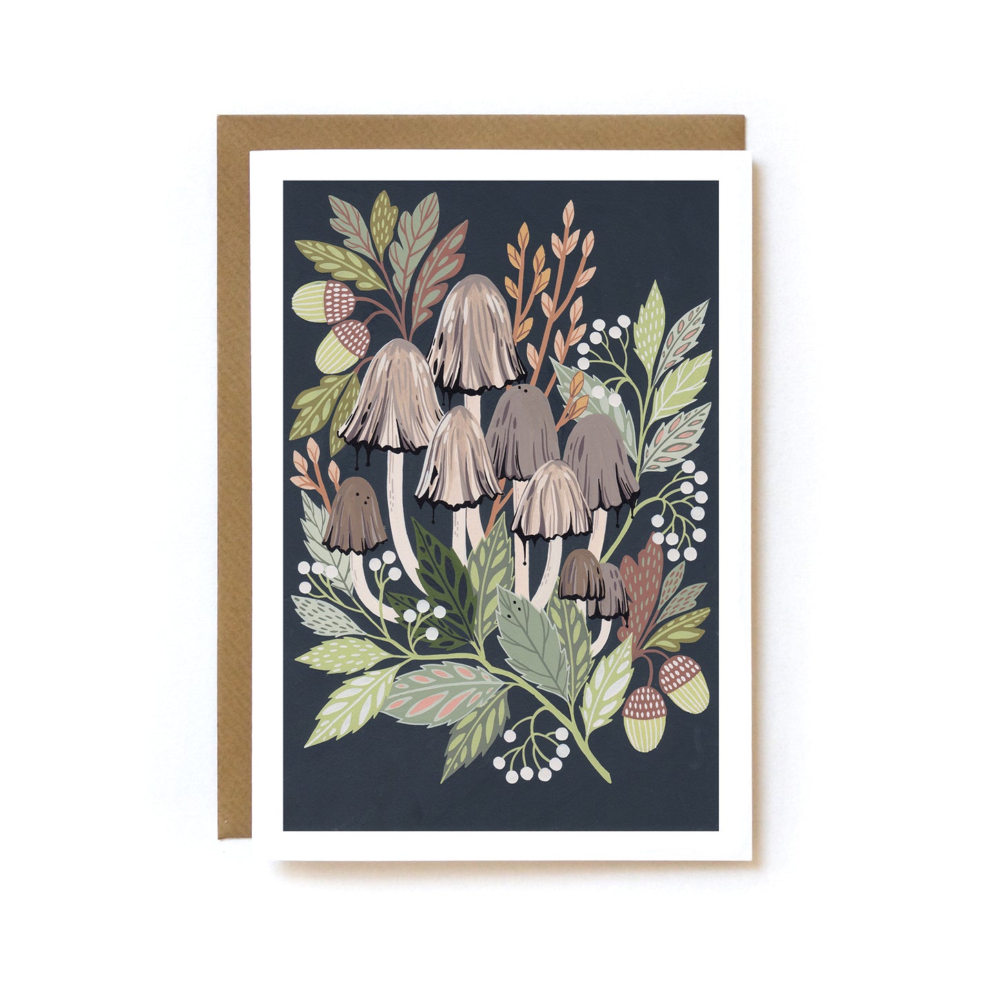 Common Inkcap Greetings Card