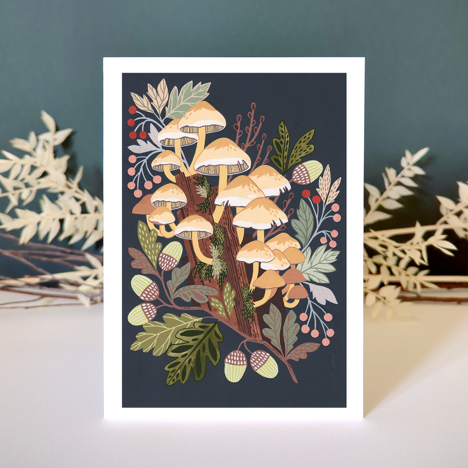 Sulphur Tuft Greetings Card