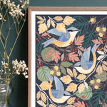 Nuthatch Wall Art Print