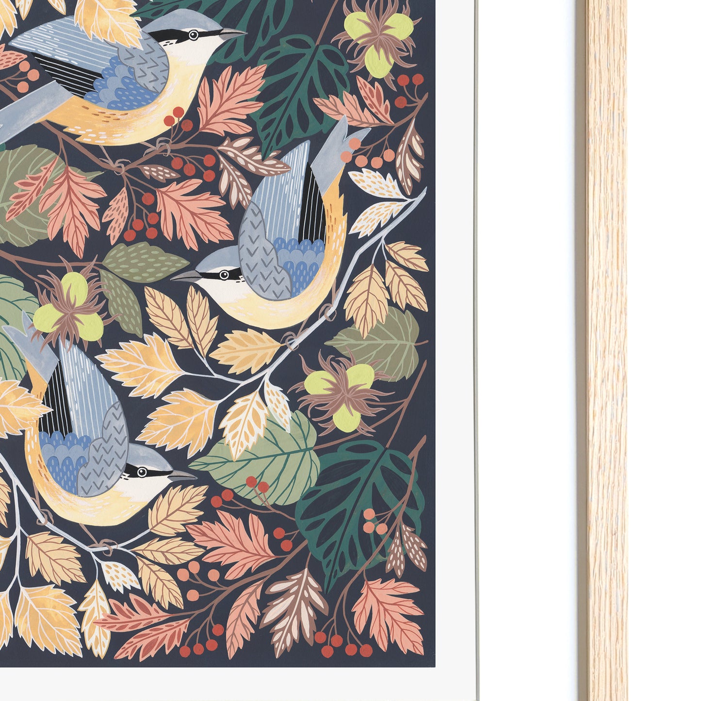 Nuthatches Original Painting