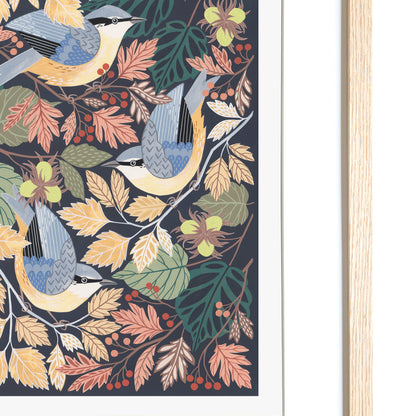 Nuthatches Original Painting