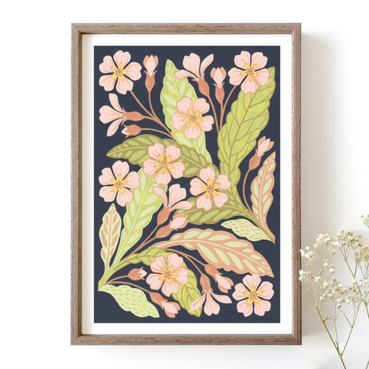 Pink Primrose Art Print