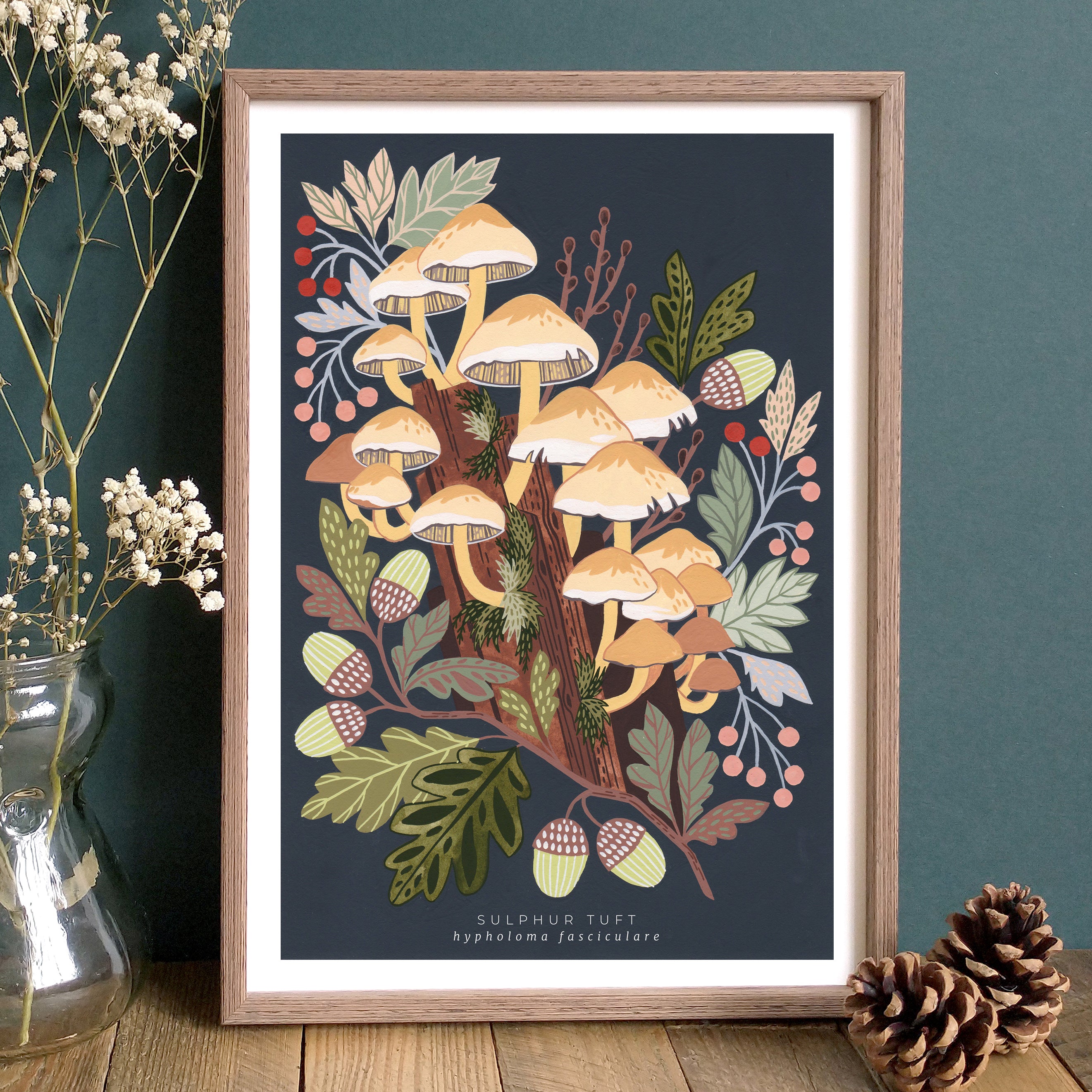 Sulphur Tuft Art Print