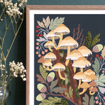 Sulphur Tuft Fungi Artwork