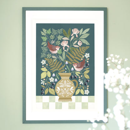 Woodland Display Original Painting: Summer II
