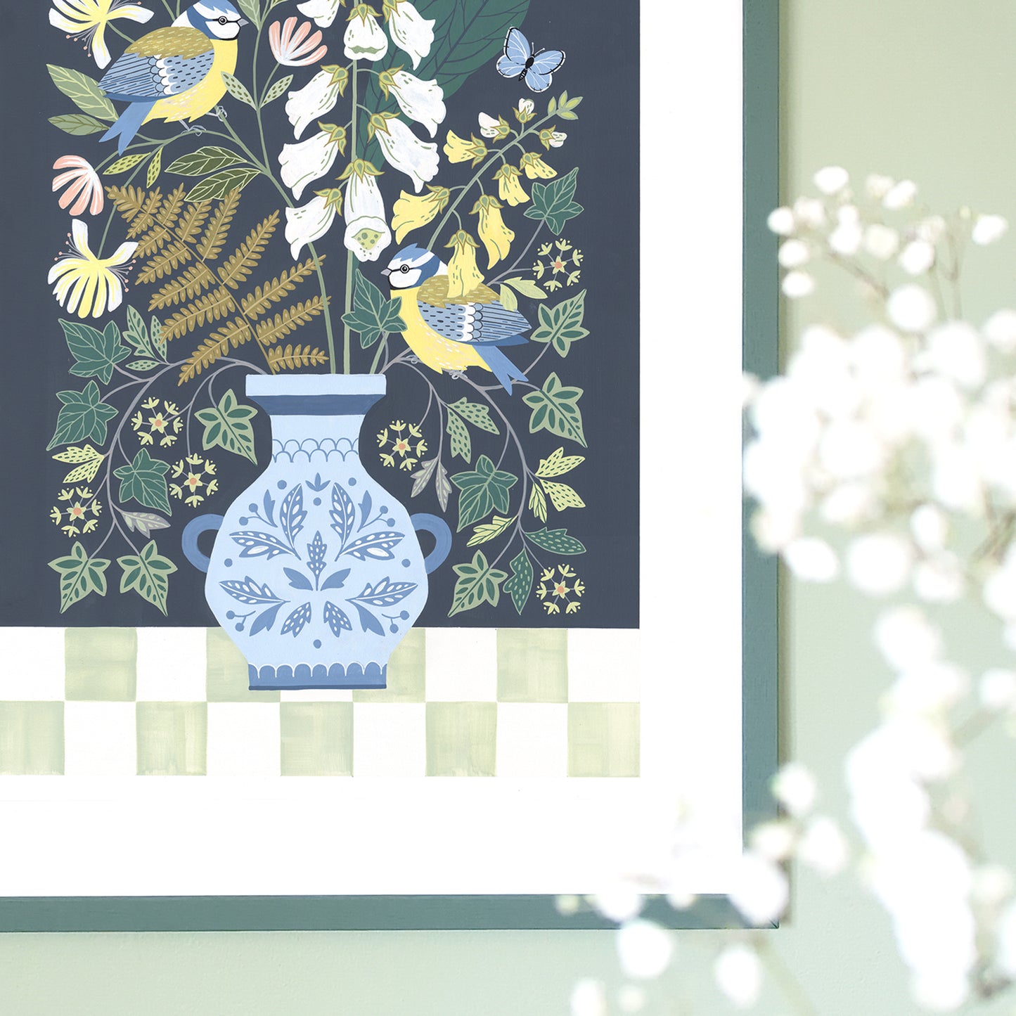 Woodland Display Original Painting: Summer III