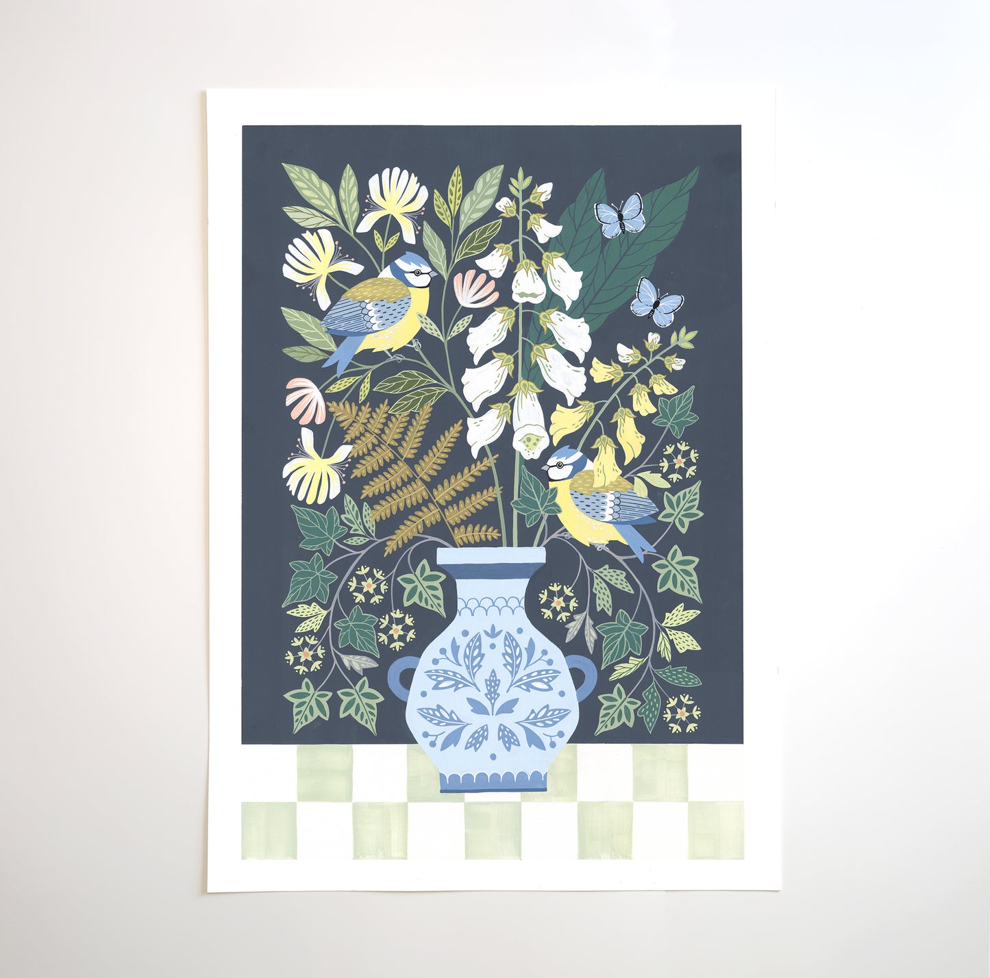 Woodland Display Original Painting: Summer III
