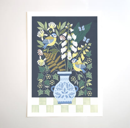 Woodland Display Original Painting: Summer III