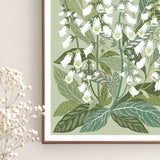 White Foxglove Art Print