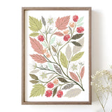 Wild Raspberry Art Print