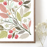 Wild Raspberry Art Print