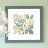 Forest Finds Original Painting: Wild Strawberries