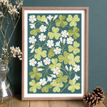 Botanical Art Print of Wood Sorrel