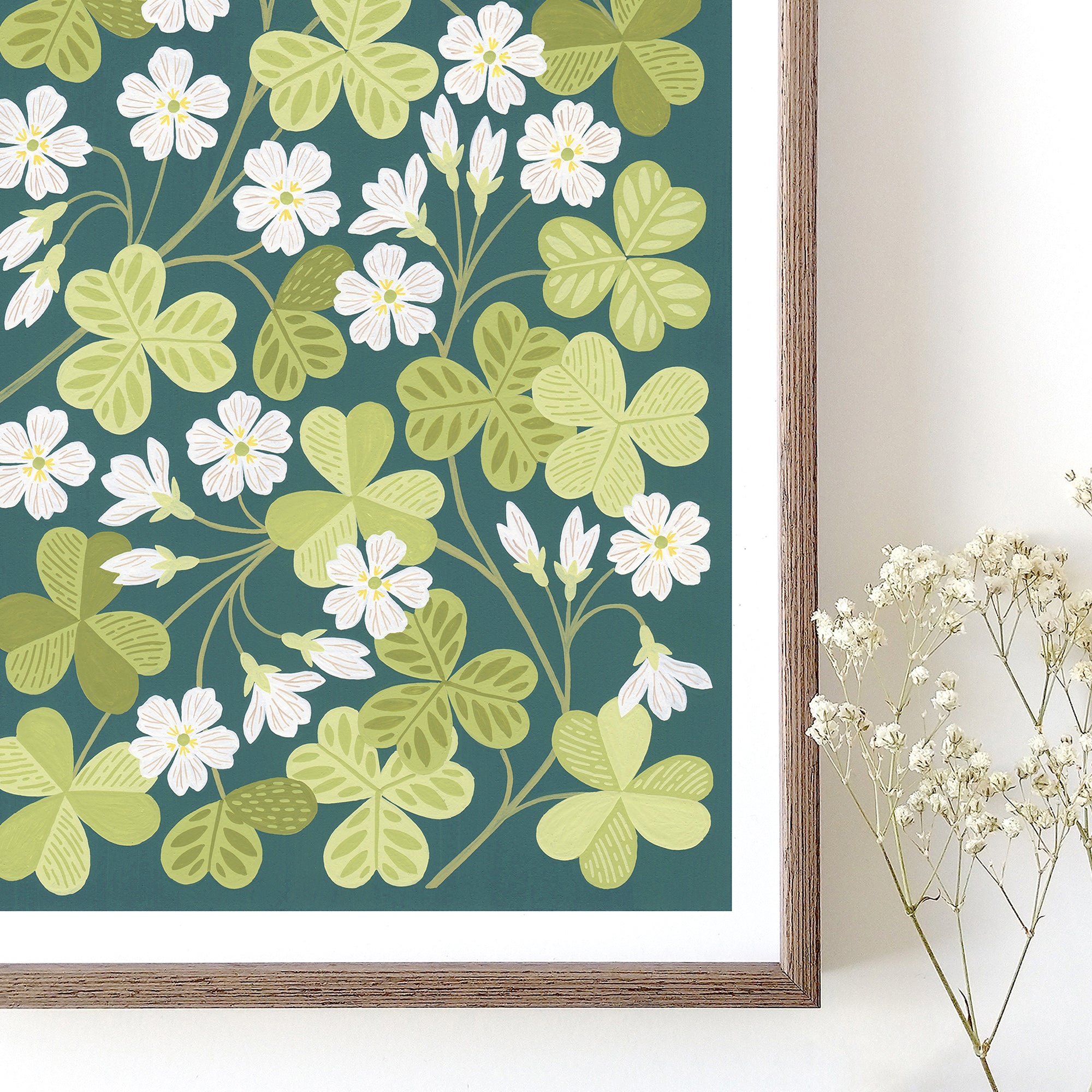 Wood Sorrel Artwork Detail 