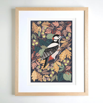 Woodpecker Original Painting